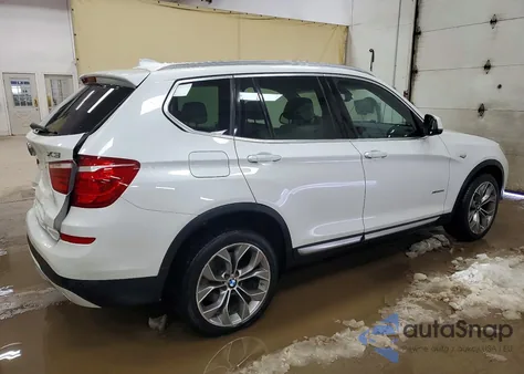 2015 BMW X3 xDrive35I from USA, damaged, VIN 5UXWX7C54F0K32792